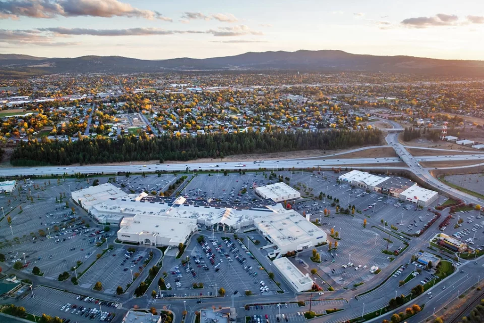 View of Spokane Valley mall